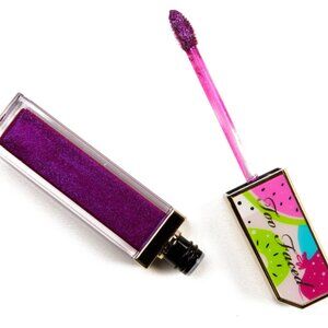 TOO FACED TUTTI FRUTTI JUICY FRUITS COMFORT LIP GLAZE ~ PLUM CRAZY! ~